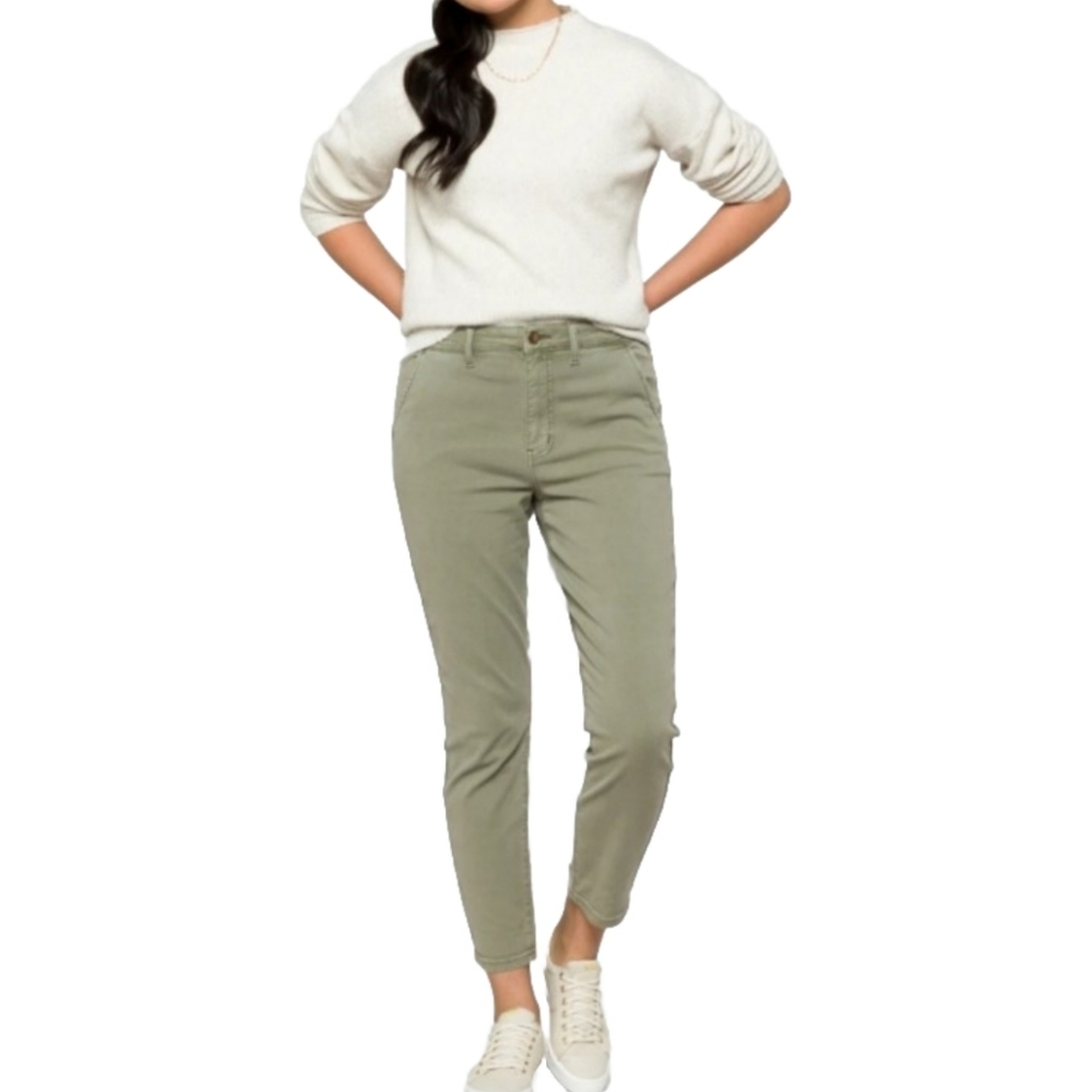 Cosmic Blue Love Serena High Rise olive khakis- in Sea Isle Size 28